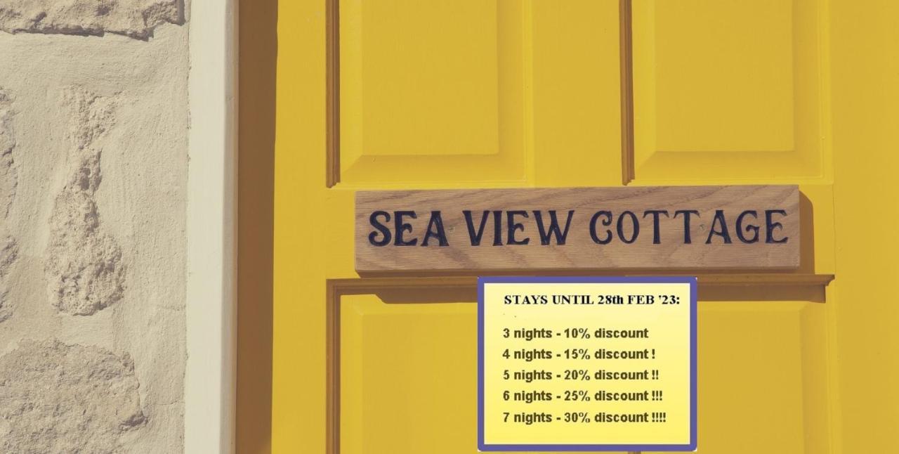 Sea View Cottage Portland Exteriör bild