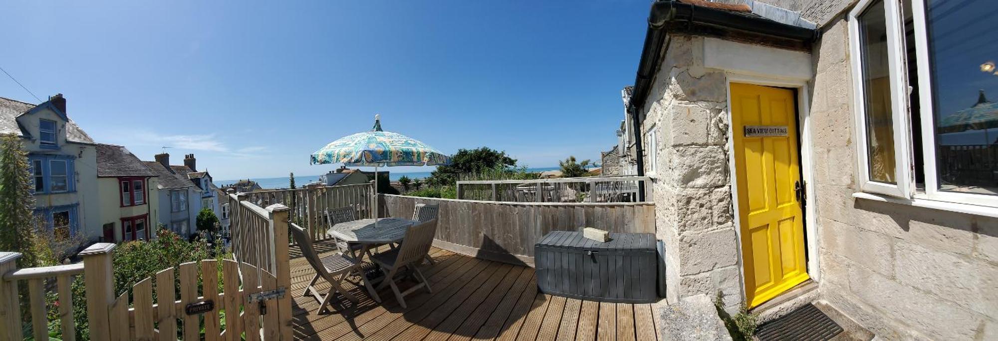 Sea View Cottage Portland Exteriör bild